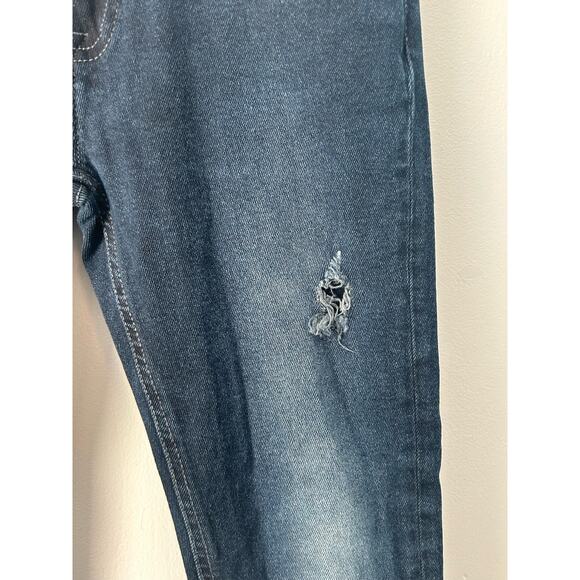 7 For All Mankind Jeans Size 12 Paxton Low Rise Grunge Straight Leg Festival - Picture 4 of 12